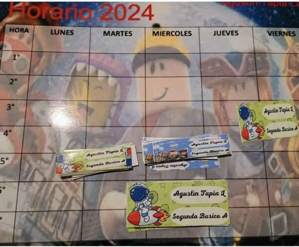 Horarios Imantados pack - Imagen 2